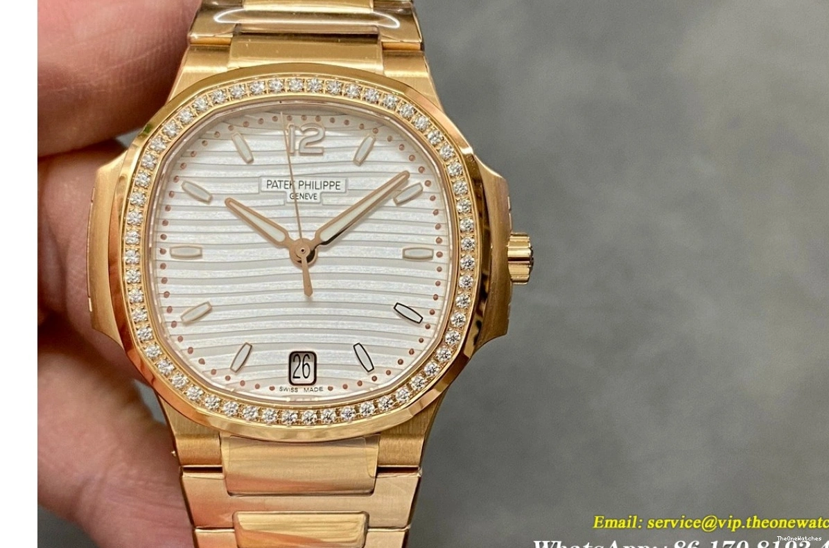 Dia Jumbo A324 3KF Dial White RG RG 35mm Nautilus 7118 0308